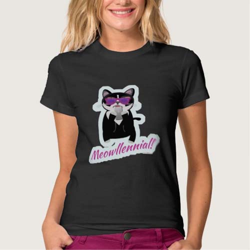 Millennial Cat Shirt