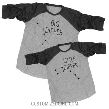 Big Dipper Little Dipper Matching Shirts