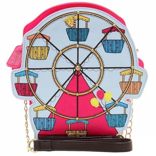 Betsey Johnson Women's Kitsch Multi Ferris Wheel Crossbody Handbag