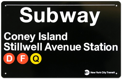 Coney Island Queen subway stop