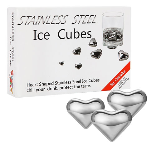 Heart ice cubes