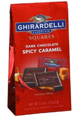Ghirardelli Dark Chocolate Spicy Caramel